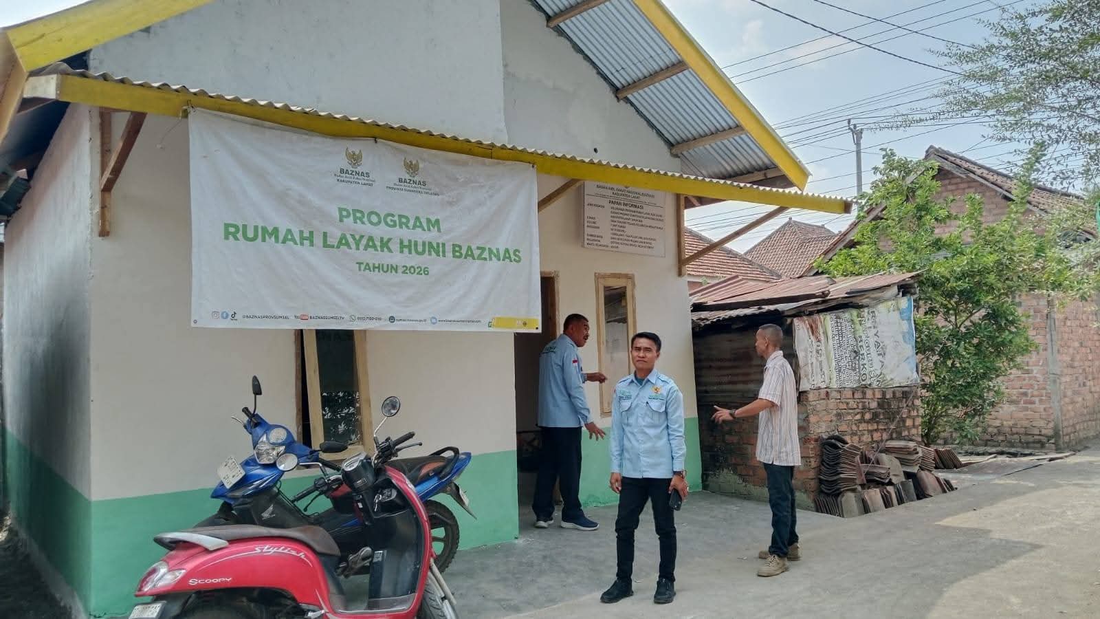 Kawal Amanah, BAZNAS Lahat Pantau Pembangunan Rumah Layak Huni untuk Mustahik