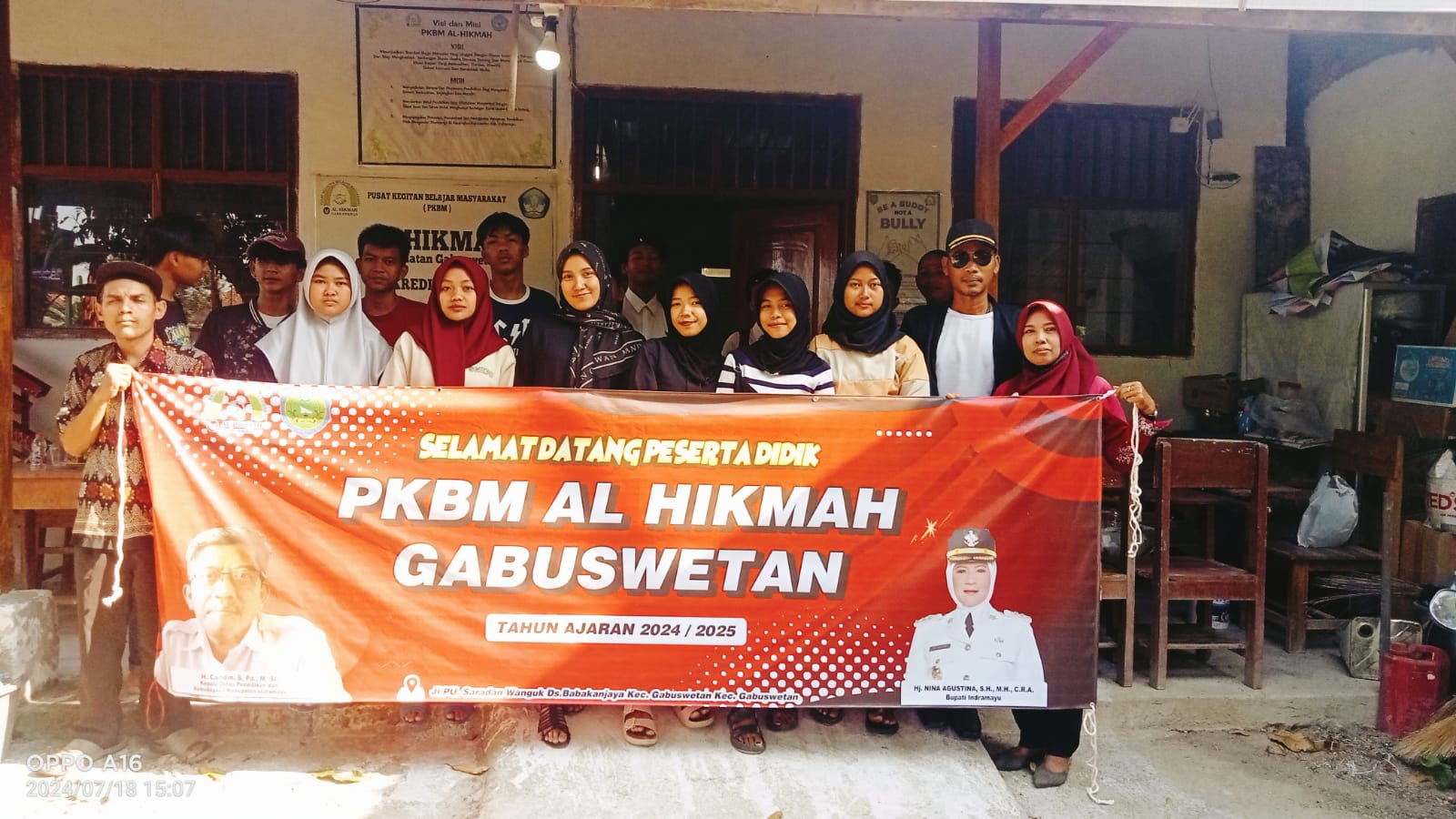 Pusat Kegiatan Belajar Masyarakat AL HIKMAH Ucap Selamat Datang Peserta Didik Baru,