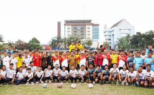 Dispora Kota Palembang Gelar Kejuaraan Sepak Bola Usia 15 Tahun, Edison : Cetak Bibit Atlet Sepak Bola Profesional 